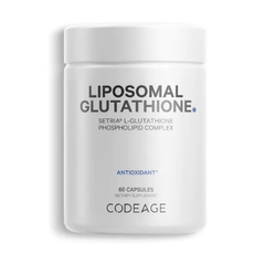 Viên uống trắng da Codeage Liposomal Glutathione 60 viên - Hỗ trợ làm sáng da, cải thiện thâm nám và trẻ hóa làn da tự nhiên