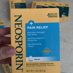 Kem Mỡ Kháng Viêm Neosporin 28.3g - Hỗ Trợ Liền Sẹo, Giảm Đau và Kháng Khuẩn cho Vết Thương Nhỏ, An Toàn cho Trẻ Em và Người Lớn
