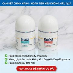 Lăn Khử Mùi Etiaxil Detranspirant Sensitive 15ml - Ngăn Mồ Hôi, Không Gây Kích Ứng, Phù Hợp Da Nhạy Cảm, Hiệu Quả Lâu Dài