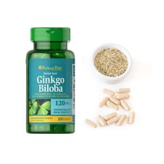 Viên uống tuần hoàn não Ginkgo Biloba Puritan's Pride
