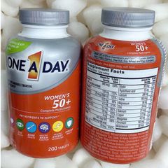 Viên uống bổ sung vitamin One A Day Women's và Men's 50+ cho phụ nữ và nam giới  - Shop Songna