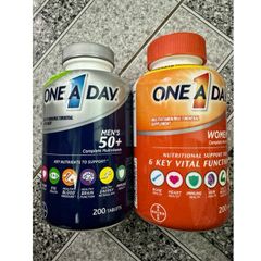 Viên uống bổ sung vitamin One A Day Women's và Men's 50+ cho phụ nữ và nam giới  - Shop Songna