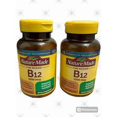 [ Date 2027 ]Viên Bổ Sung Vitamin B12 Nature Made 1000mcg - 160viên( Hàng nội địa Mỹ )