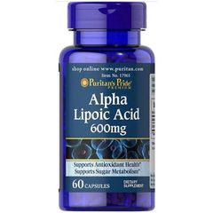 [ Date 2028] Viên uống đẹp da, chống lão hoá, ngừa tàn nhang, làm sáng da Alpha Lipoic Acid 300mg-600mg Puritan's Pride