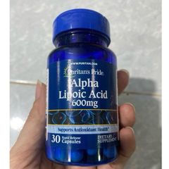 [ Date 2028] Viên uống đẹp da, chống lão hoá, ngừa tàn nhang, làm sáng da Alpha Lipoic Acid 300mg-600mg Puritan's Pride