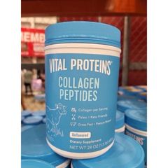Bột Pha Uống Bổ Sung Collagen Thủy Phân Vital Proteins Collagen Peptides Unflavored