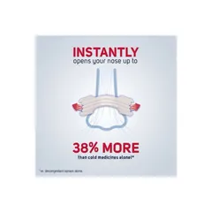 [Mẫu mới] Hộp Miếng dán giảm nghẹt mũi, giảm ngáy (gáy) khi ngủ Breathe Right 72 miếng- Date 2029