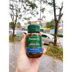 [Date 2027] Viên Uống Bổ Não Tăng Cường Trí Nhớ Úc - Thompson's Ginkgo Biloba 6000mg 60 Viên