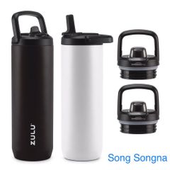 [Hang My]Bình giữ nhiệt thép không gỉ Zulu kèm nắp dự phòng dung tích 710ml