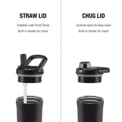 [Hang My]Bình giữ nhiệt thép không gỉ Zulu kèm nắp dự phòng dung tích 710ml