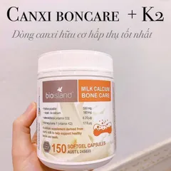 [ Date 2028 ]Viên uống Bio Island Milk Calcium Bone Care 150 viên của Úc - Canxi sữa dạng viên nang dành cho người lớn