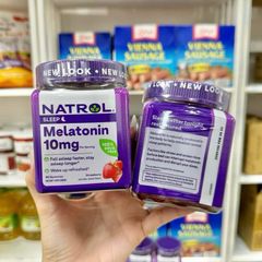 Thực phẩm kẹo hỗ trợ giấc ngủ Melat onin Natrol 10mg - Shop Songna