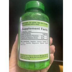 [ Date 2025] Viên uống bổ sung Kali Potassium citrate 99mg Nature's Bounty - Shop Songna