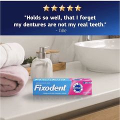 Keo Dán Răng Giả Fixodent Original 68g - Giải Pháp Cố Định An Toàn và Thoải Mái Cho Người Sử Dụng Răng Giả