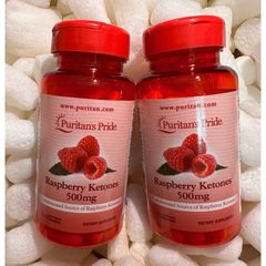[ Date 2027 ]Puritan's Pride Raspberry Ketones 500mg, 60 viên 501619