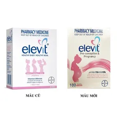 [Date 2026] Vitamin Bầu Úc Tổng Hợp ELEVIT 100 Viên - Vitamin Thực phẩm bổ sung cho mẹ