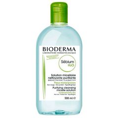 Nước Tẩy Trang Bioderma Sébium H2O 500ml - Dành Cho Da Dầu & Hỗn Hợp, Làm Sạch Sâu Và An Toàn Cho Da