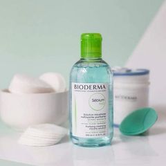 Nước Tẩy Trang Bioderma Sébium H2O 500ml - Dành Cho Da Dầu & Hỗn Hợp, Làm Sạch Sâu Và An Toàn Cho Da