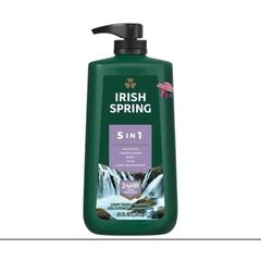 Hang Mỹ Gel Tắm- Gội -Xả -Rửa Mặt -Dưỡng Thể Irish Spring 5 In 1 887ml