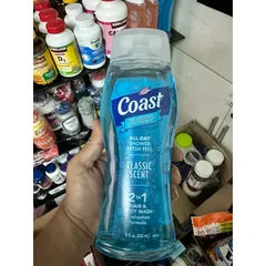 Hàng Mỹ Sữa Tắm Gội Cho Nam Coast Hair & Body Wash 532ml , 946ml