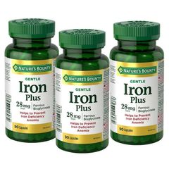 [Date 2027] Viên uống Sắt Iron 28mg - 65mg Nature's Bounty - Shop Songna
