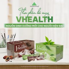 Sữa Dinh Dưỡng Vhealth Vị Socola - Bổ Sung Dinh Dưỡng Cho Người Lớn & Trẻ Trên 6 Tuổi - Dễ Dàng Pha Chế, Ngon Hơn Khi Pha Nước Ấm
