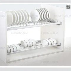 Kệ Chén Bát Cố Định EUROGOLD Inox 304 - Thiết Kế 2 Tầng Tiện Lợi, Bát Đĩa Khô Nhanh Cho Nhà Bếp