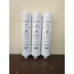 Bộ 3 Lõi Lọc Đúc 123 Kangaroo KG400HU Chính Hãng - Lõi PP 5 Micron, Than Hoạt Tính, PP 1 Micron Cho Nước Sạch An Toàn
