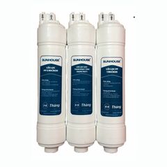 Lõi Lọc Nước 1,2,3 SUNHOUSE Chính Hãng - Lõi Đúc Cắm Nhanh Thay Thế SHA76214CK-S, SHA76215CK, SHA8849K