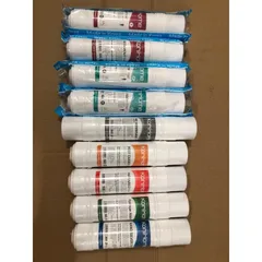 Bộ 9 lõi lọc nước KORIHOME cho máy WPK-915 - SED, PRE, RO, POST, INFRARED, ALKALINE, NANO SILVER - Nước sạch tinh khiết, dễ lắp đặt