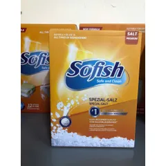 Viên rửa chén SOFISH 90 viên + Muối rửa 1,6Kg + Nước bóng 500ml - Giải pháp làm sạch nhanh chóng cho tất cả máy rửa chén