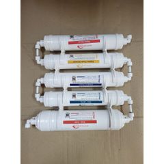 Combo 5 Lõi Lọc Geyser 4,5,6,7,8 Dùng Thay Thế Cho Máy Lọc Nước Nano Geyser Eco8 - Cung Cấp Nước Sạch An Toàn