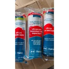 Combo 3 Lõi Lọc Thô Sunhouse 123 Chính Hãng - Bộ Thay Thế Cho Máy Lọc Nước RO, Loại Bỏ Tạp Chất & Mùi Clo