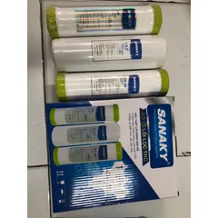 Bộ 3 Lõi Lọc Nước Thô Sanaky - Hàng Chính Hãng, Loại Kiểu PP5, GAC, PP1, Lọc Sạch Chất Bẩn Và Tạp Chất, An Toàn Cho Sức Khỏe