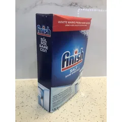 Muối Rửa Bát FINISH 1.2Kg - Bảo Vệ Máy Rửa Bát, Làm Mềm Nước - Tiêu Chuẩn Châu Âu, Không Chất Phụ Gia