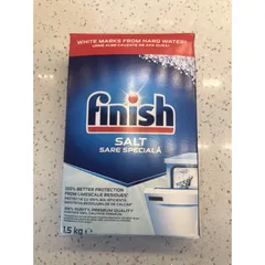 Muối Rửa Bát FINISH 1.2Kg - Bảo Vệ Máy Rửa Bát, Làm Mềm Nước - Tiêu Chuẩn Châu Âu, Không Chất Phụ Gia