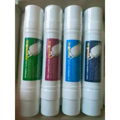 Bộ 4 Lõi Lọc Nước UF Hàn Quốc - Lõi Sediment, Pre Carbon, U/F, Post Carbon - Made in Korea, Đảm Bảo Nguồn Nước Sạch, An Toàn