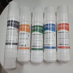 Combo 10 lõi lọc máy nước Korihome Hàn Quốc cho WPK-G61, G60-S, G62 - Lõi Sediment, RO, Post Carbon, Alkaline, Mineral, Nano Silver