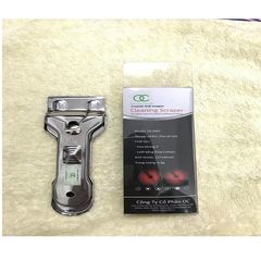 Dao Vệ Sinh Mặt Kính Bếp Từ OC39ID - Thép Không Gỉ, Lưỡi Dao Cacbon - Dụng Cụ Nhà Bếp Tiện Ích Cho Mặt Kính Bếp Sạch Bóng