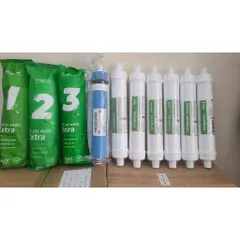 Bộ Lõi Lọc Nước Kangaroo Hydrogen 10 Lõi - PP5, GAC, RO 100G, FIR+, OrpH+, HypH+, Mineral+, Nano Carbon, 5in1 Tinh Khiết Hóa Nước