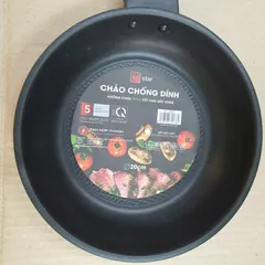 Chảo Chống Dính Fivestar 20cm - Dùng Cho Bếp Từ, Bếp Hồng Ngoại, Bếp Gas, Chịu Nhiệt Tối Đa 400°C, Cán Nhựa Cách Nhiệt