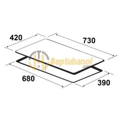 Bếp Điện Từ KAFF KF-FL666IH - Bếp Kết Hợp Điện & Từ, Mặt Kính Siêu Bền, Nhiều Chức Năng Tiện Ích, Hẹn Giờ Thông Minh
