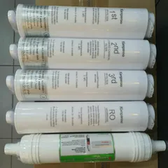 Combo 5 Lõi Lọc 12345 Kangaroo Chính Hãng - Thay Thế Cho Máy Lọc Nước KG100HU, KG100HU+, KG100MED, KG100EED