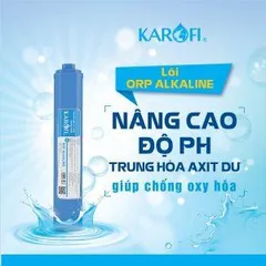 Lõi lọc Karofi số 9 (ORP Alkaline) - Tăng pH, Hỗ trợ trung hòa axit, Giảm lão hóa, Bổ sung khoáng chất, Hàng chính hãng 12 tháng