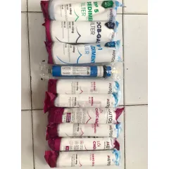 Bộ 10 Lõi Mutosi RO - Lõi 123 Thường, T33, Far, Bioceramic, Mineral, Alkaline, Nanosilver - Bộ Lõi Chức Năng Lọc Nước An Toàn