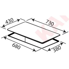 Bếp Điện Từ KAFF KF-FL68IC NEW PLUS – 1 Bếp Từ + 1 Bếp Hồng Ngoại, Mặt Kính Schott Ceran Chịu Nhiệt, Inverter Tiết Kiệm Điện, Nhập Khẩu Malaysia