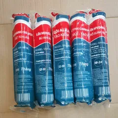 Bộ 5 Lõi Lọc Nước Chức Năng Sunhouse Chính Hãng - Nano Silver, Alkaline, Mineral, Active Carbon, Hydrogen Thay Thế 12-18 Tháng
