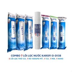 Combo 7 Lõi Lọc Karofi Chính Hãng - Thay Thế Cho Máy O-D138, Bảo Vệ Nguồn Nước Sạch, An Toàn Cho Gia Đình