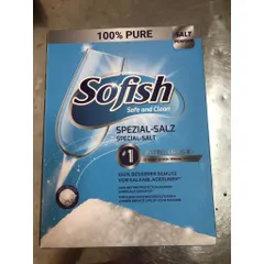 Viên Rửa Bát SOFISH 50 Viên + Muối Rửa & Nước Bóng 500ml - Hàng Chính Hãng Dành Cho Máy Rửa Chén Bosch, Teka, Hafele, Chefs