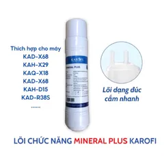 Lõi Lọc Mineral Plus Karofi Chính Hãng - Bổ Sung Vi Khoáng, Nâng Cao pH, Thay Trong 12 Tháng cho Nước Uống Ngon Hơn